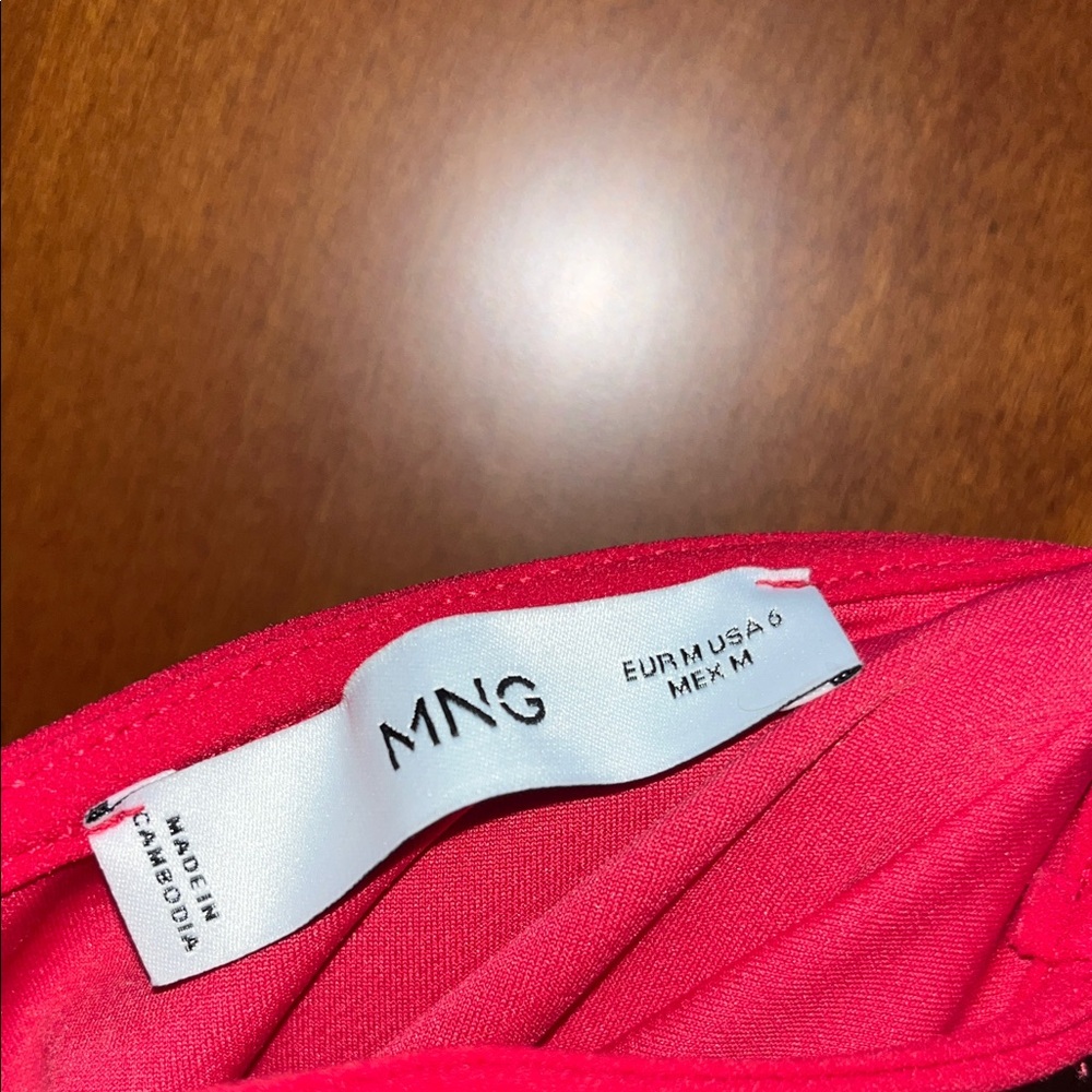 Mango Vibrant Red Backless Dress - Picture 10 of 10